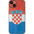 Croatia Flag Distressed iPhone 15 Skin